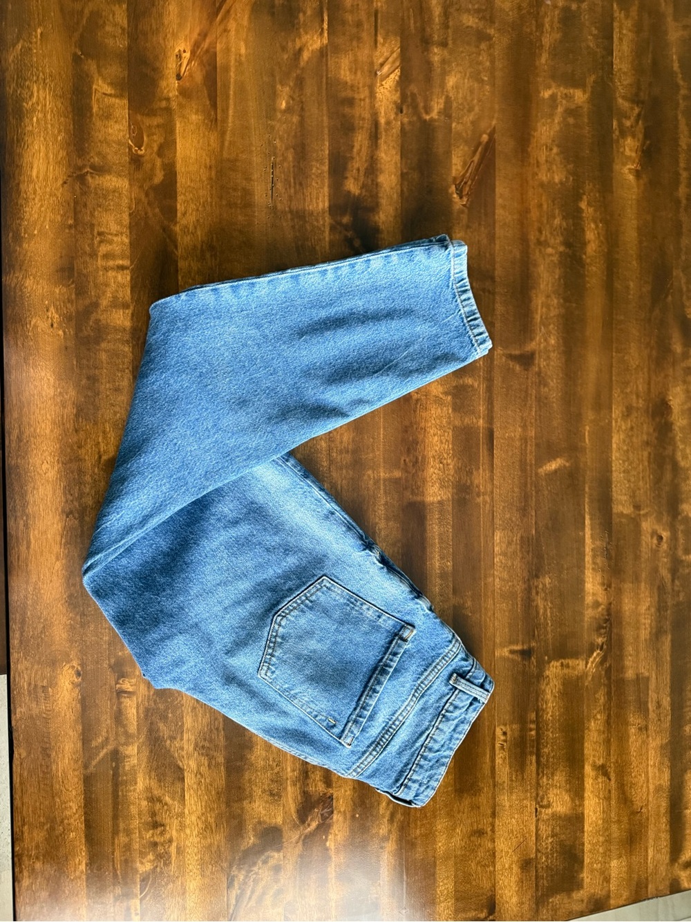 Zara Men's Light Blue Relaxed Denim Jeans